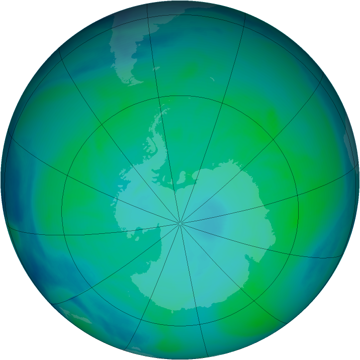 Ozone Map 2004-12-31